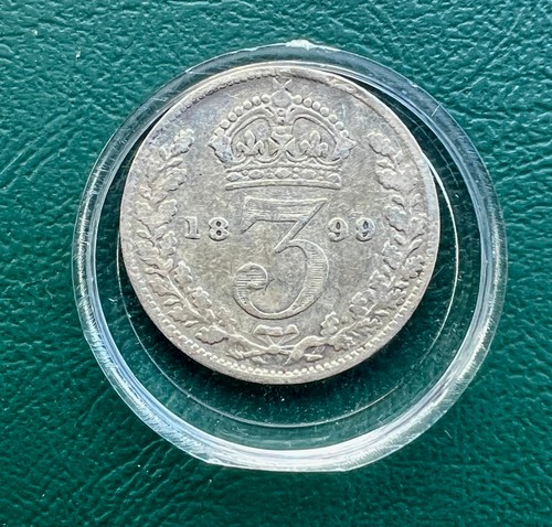 1899 queen victoria silver - 1899, 3d