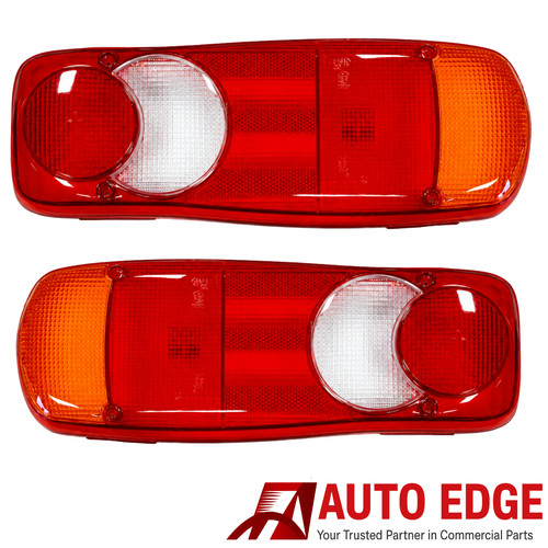 Pair rear lamp light lens - rear,
