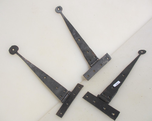 Vintage iron hinges - iron,
