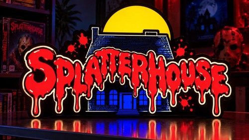 Splatterhouse marquee led - marquee,
