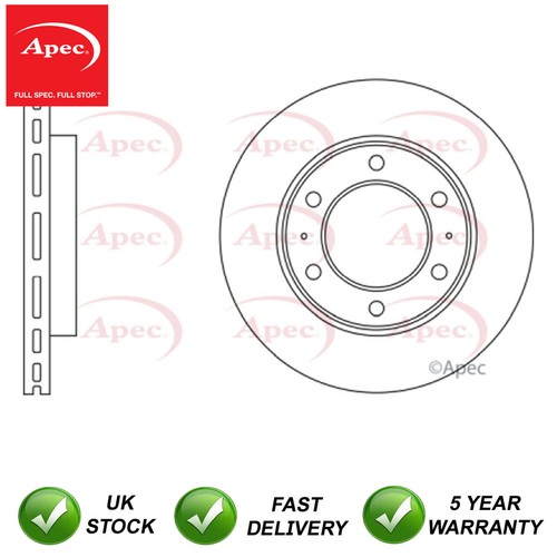 Brake disc front apec fits - brake,