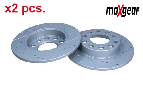 Pcs rear brake disc - x2,
