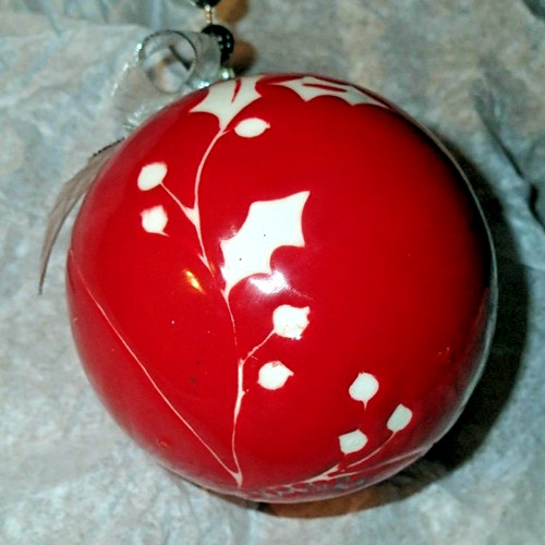Christmas ornament red - christmas,