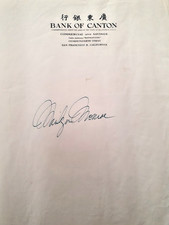 Marilyn Monroe Autograph