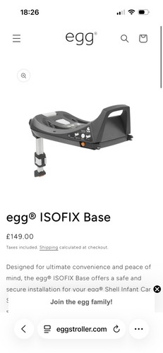 Egg isofix base compatible - egg,