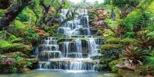 48X24 Inches Waterfall