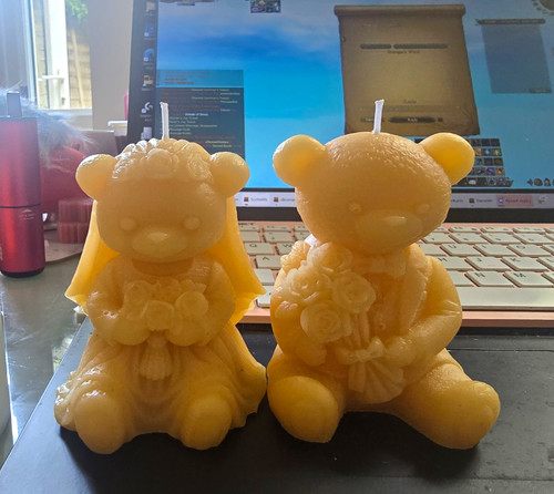 Baby powder teddy - bear, bride