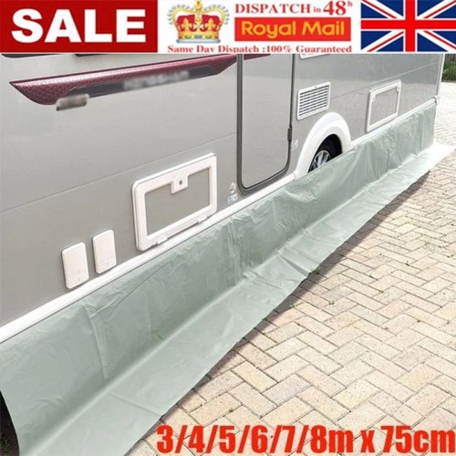 Caravan awning draught skirt - draught,