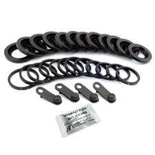 For VW Touareg 2x Front Brake Caliper Repair Kits (18Z Brembo 6 Pot 350mm Disc)