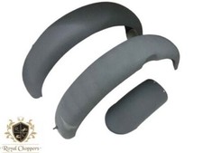 FIT FOR NORTON ES2 FRONT AND REAR RAW STEEL MUDGUARD SET