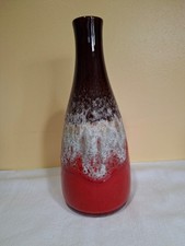 Vintage Fat Lava Pottery vase