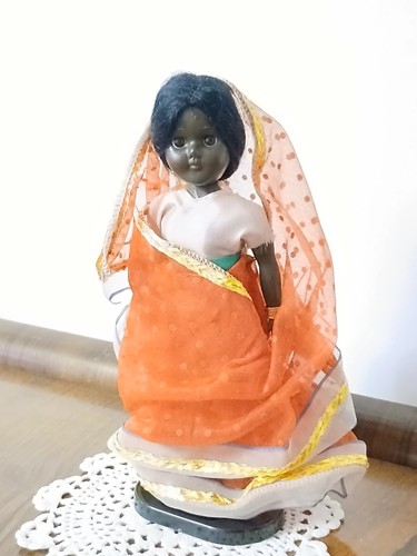 Vintage plastic indian - vintage, sari