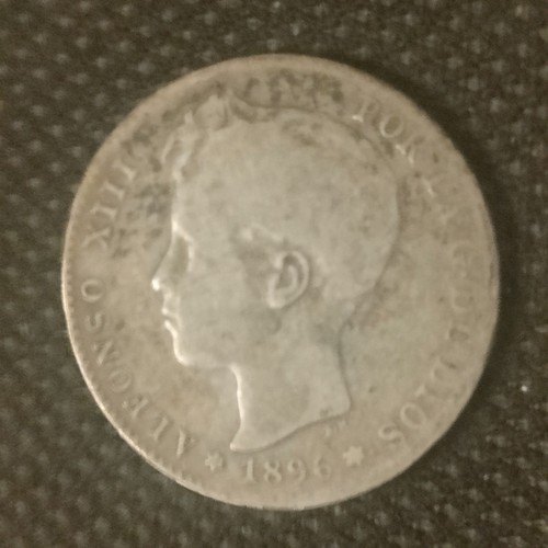 Spanish peseta silver - spanish,