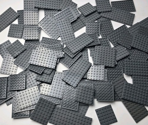 Lego x20 dark - grey, plates