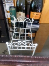 Vintage Dolls House Wrought Iron Wire Double Bed Miniature Bedroom Furniture