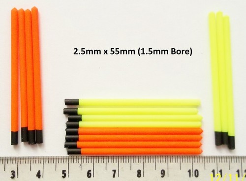 Hollow tips for float - tips, making