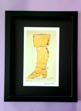 ANDY WARHOL + RARE  SIGNED + JUDY GARLAND PRINT MOUNTED AND FRAMED + BUY IT NOW!