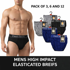 3,6 PAIRS MENS BRIEFS CLASSIC