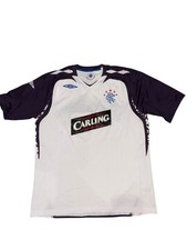 GLASGOW RANGERS 2007 2008 AWAY FOOTBALL SHIRT SOCCER JERSEY UMBRO Size XL #08