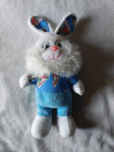 Vintage white rabbit soft - soft, toy