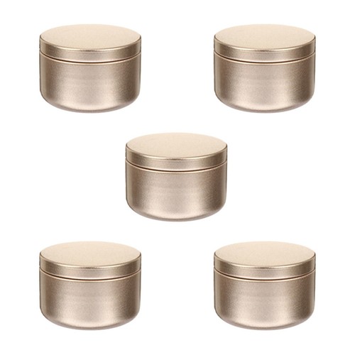 Pcs tins with - jars, for