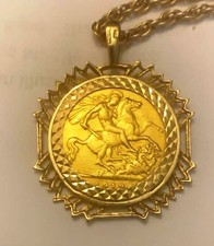 22ct gold Half sovereign coin