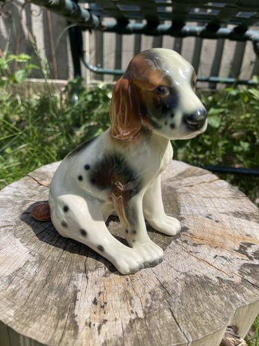 Vintage ceramic spaniel - ceramic,