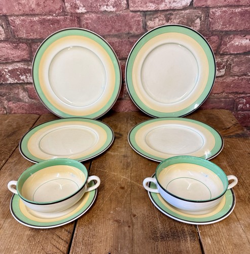 Clarice cliff piece dinner - clarice, 8