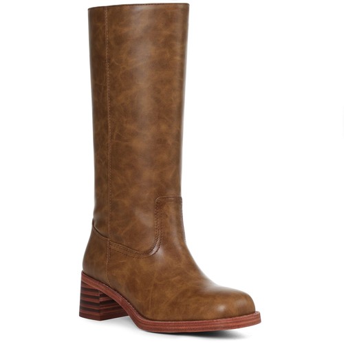 Cynllio brown boots - brown, women