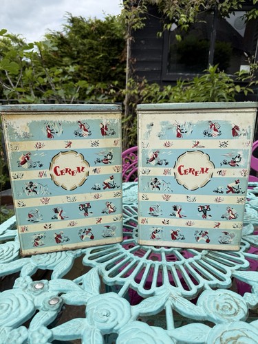 Vintage worcester cereal tins - worcester?,