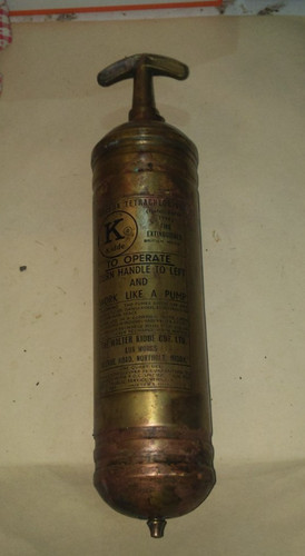 Vintage 1961 kidde brass fire - vintage,,