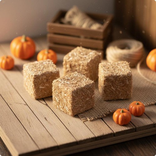 Mini hay bales realistic - hay, bales,