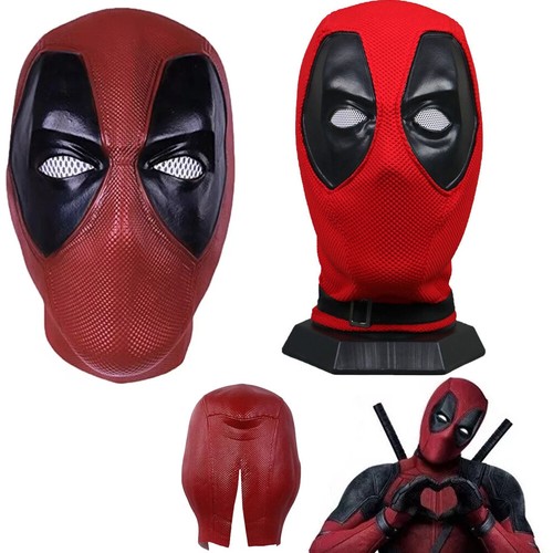 Cosplay deadpool full face - cosplay,