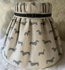 Scarlett plum for Emily Bond large dachshund lampshade £150 40x 30cm