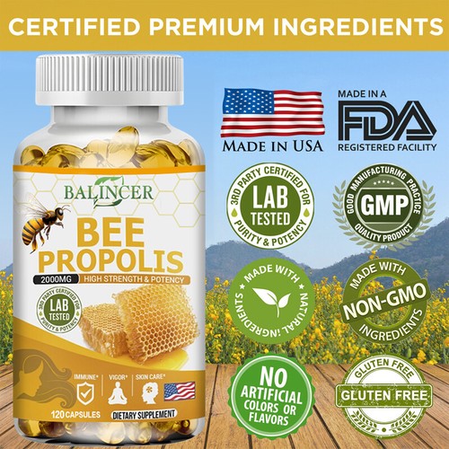 Propolis 2000mg high strength - propolis,