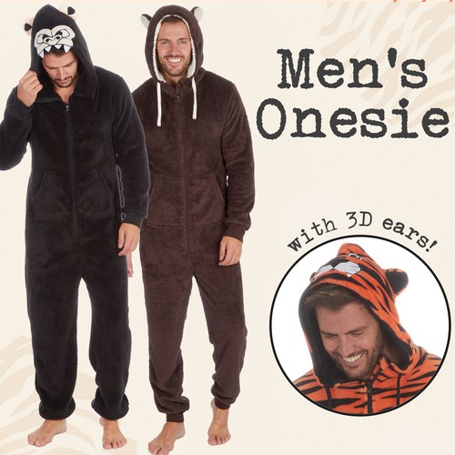 Adult mens 1onesie animal - mens,