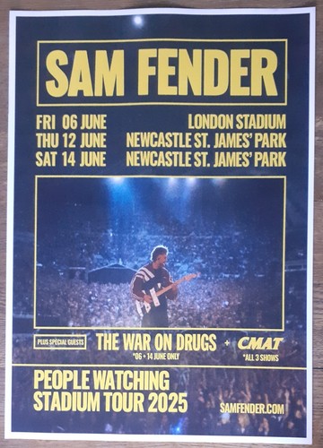Sam fender live band - sam,