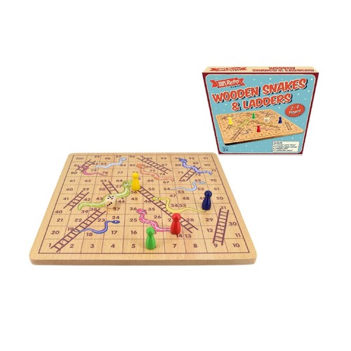 Retro wooden snakes and - retro,