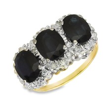 18ct Yellow Gold Sapphire &