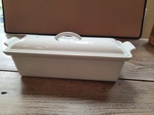 Le Creuset White  Rectangular Enamel Cast Iron Terrine/Baking Dish