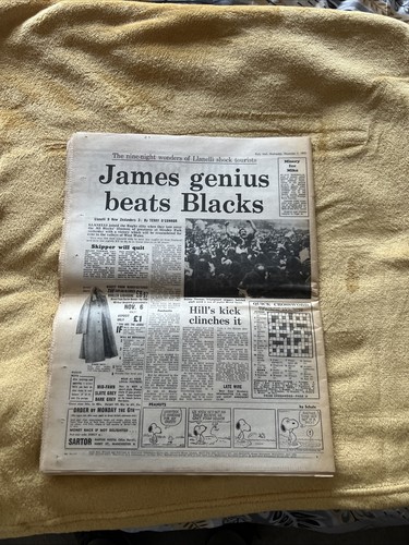 Llanelli rugby beat all blacks - rugby,