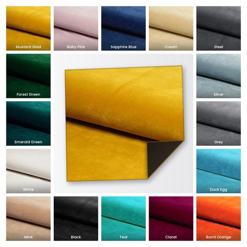 Soft plush velvet upholstery - soft,