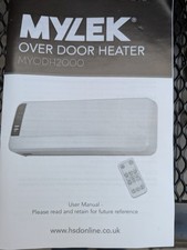 Overdoor Heater 2kW Electric Downflow Over Door Air Curtain And Fan with