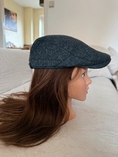 Next Grey Wool Blend Flat Cap