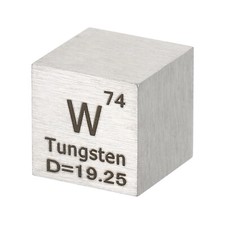 Tungsten Cube,10mm W Density Cube High Density Element Cube Unique Metal Cube