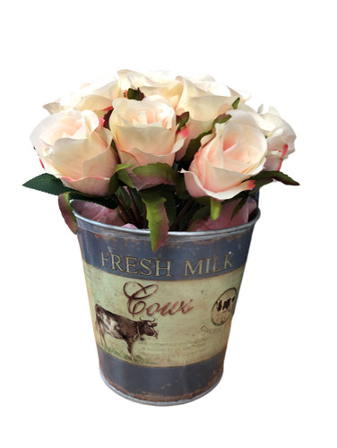Small milk pail bucket with
