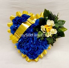 ARTIFICIAL SILK FUNERAL HEART