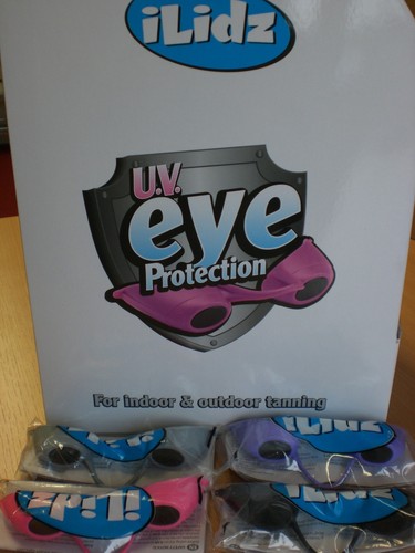 Ilidz sunbed tanning goggles - sunbed,