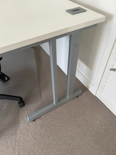White corner desk 140cm - desk,