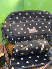 Cath Kidston Floral PVC Changing Bag with mat, bottle holder and flat wallet